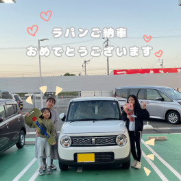 ラパンご納車おめでとうございます！！